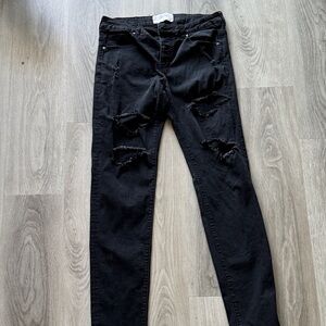 Black Distressed Men’s Jeans “Sixth June” Ripped Comfortable & Flexible